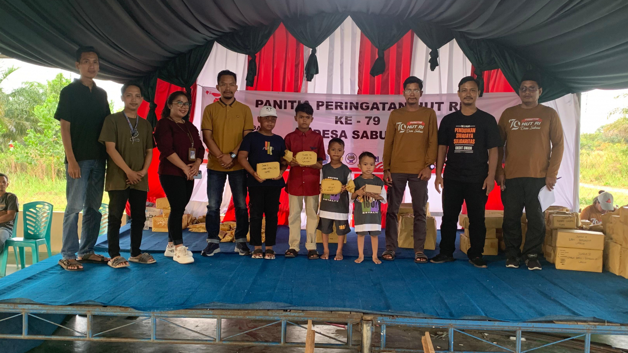 Semarak Kemerdekaan HUT RI ke-79 di Desa Sabuai: Pembagian Hadiah Pemenang Lomba