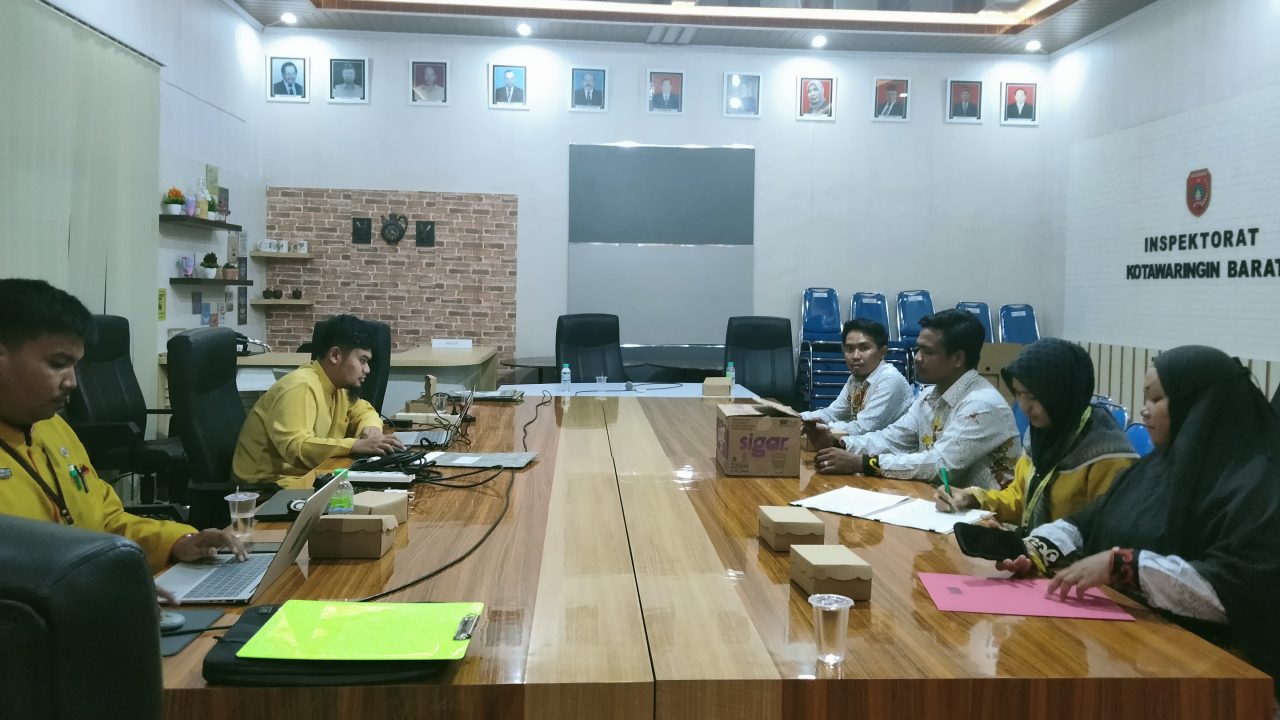 Pemerintah Desa Sabuai laksanakan Reviu Atas Kualitas Belanja Desa di Inspektorat Kabupaten Kotawaringin Barat
