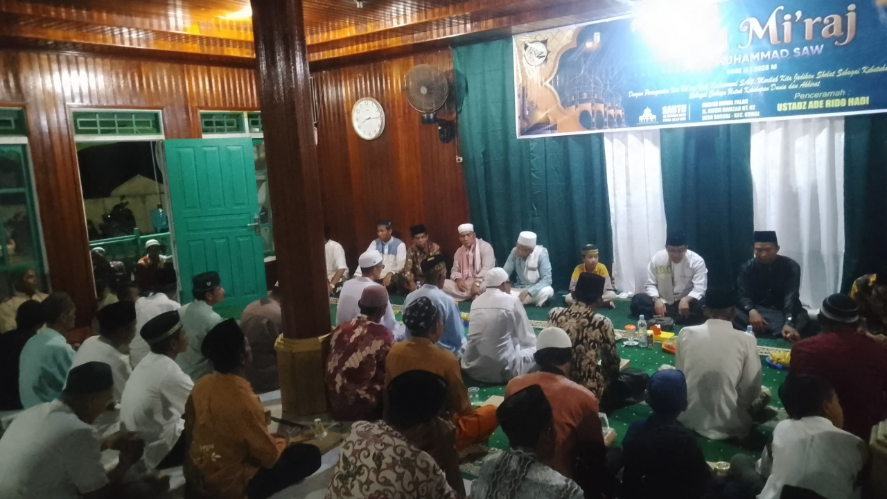 Peringatan Isra Miraj 1446 H di Desa Sabuai: Sholat Sebagai Cahaya Kehidupan
