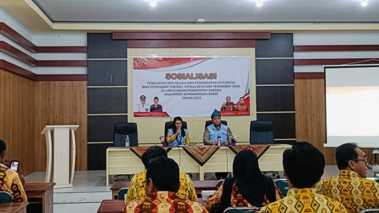 Kepala Desa Sabuai Ikuti Sosialisasi Penguatan Tata Kelola dan Integritas