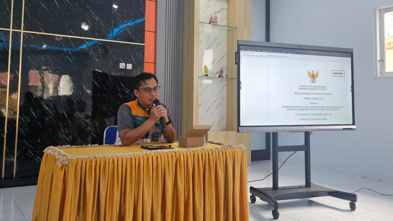Kepala Desa Sabuai Ikuti Rakor Peningkatan PAD di Bapenda Kobar