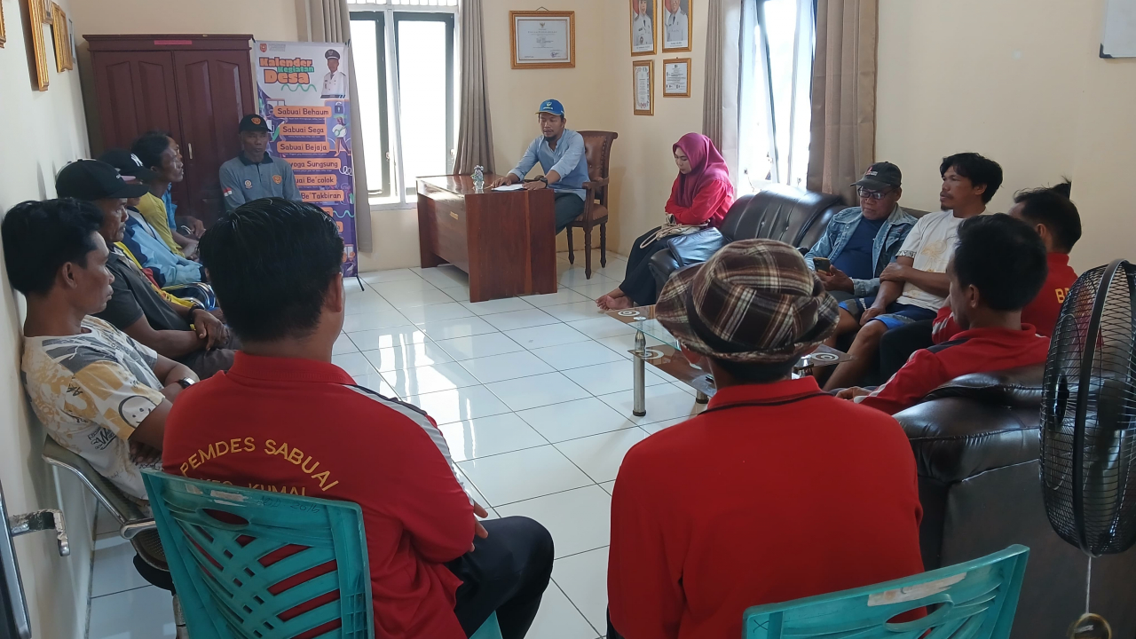 Evaluasi Kinerja dan Transparansi Anggaran: Rapat Koordinasi Pemerintahan Desa Sabuai Tahun 2025