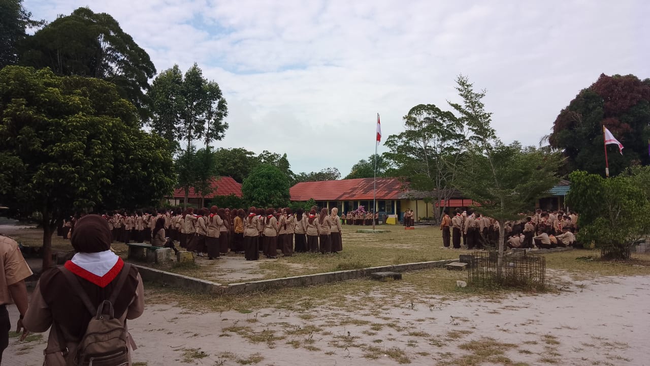 Peringatan Hari Pramuka ke-63 di SMP Negeri 3 Kumai