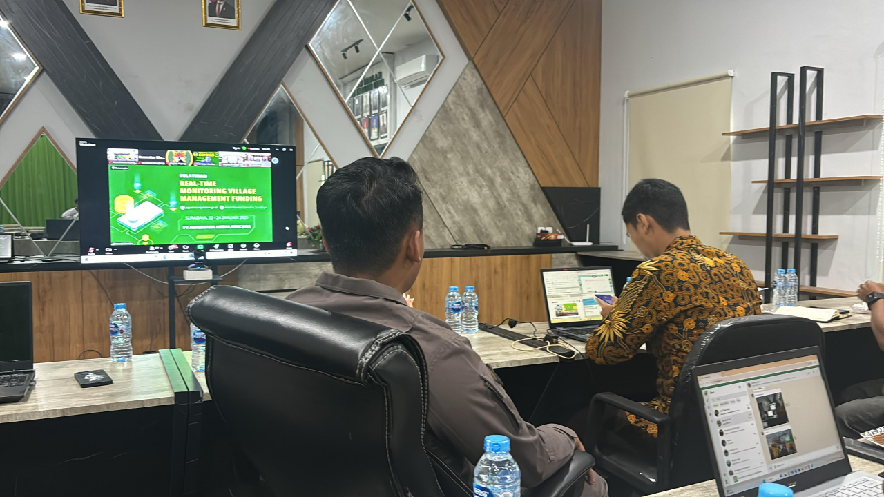 Sekretaris Desa Sabuai Ikuti Pelatihan Aplikasi Jaga Desa