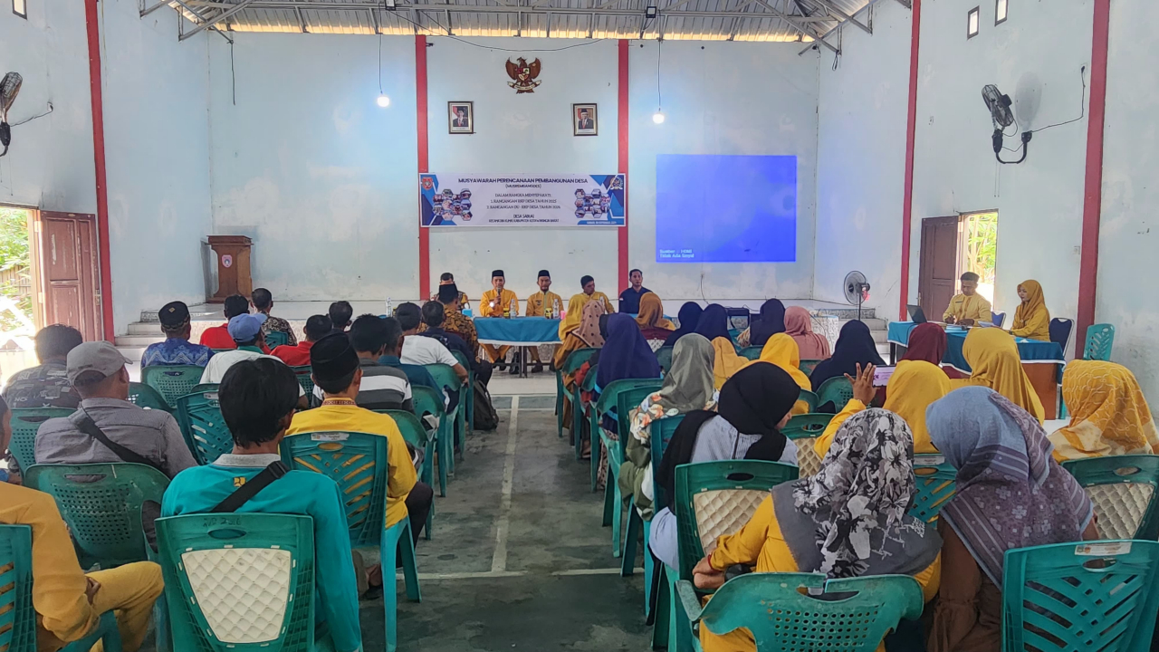 Musrenbang Desa Sabuai: Menyusun RKP Desa 2025 dan DU RKP Desa 2026