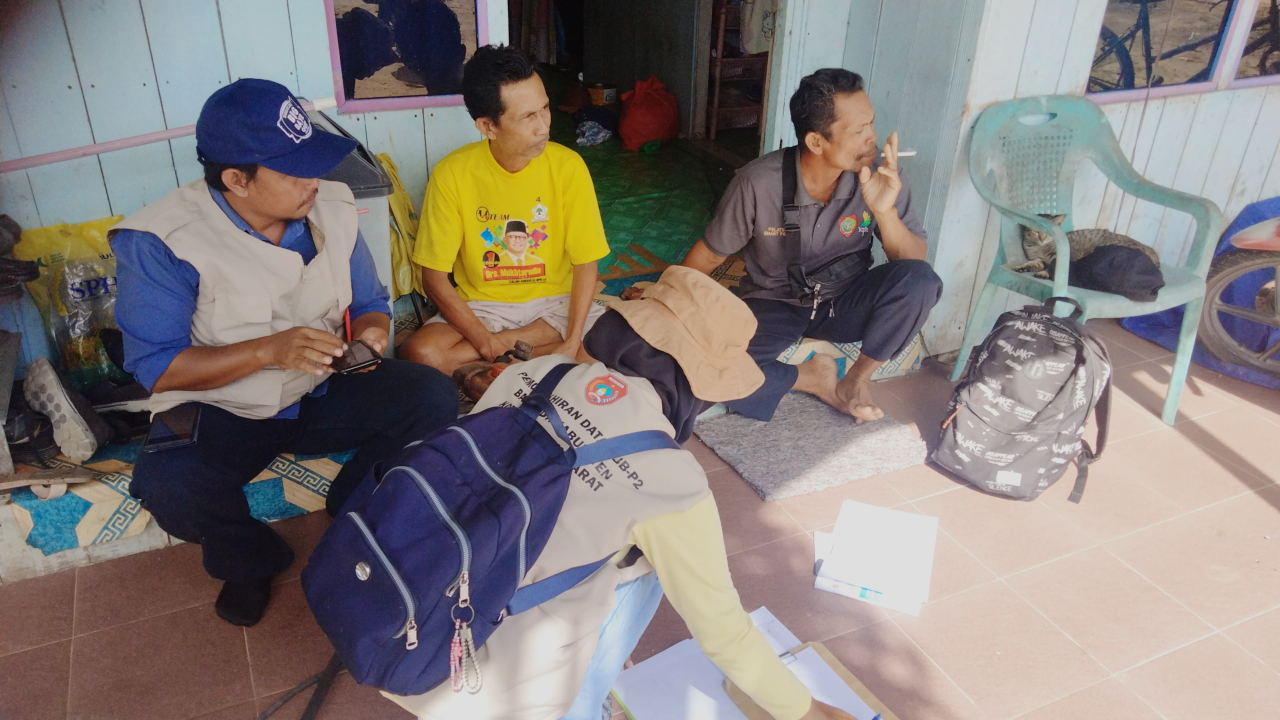 Pemutakhiran PBB-P2 Desa Sabuai Sukses, Warga Aktif Terlibat