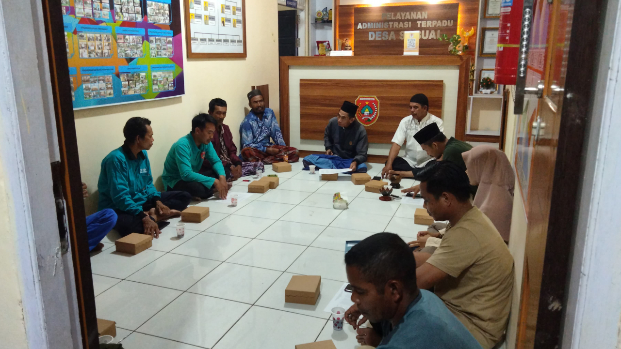 Musyawarah Desa Khusus (MUSDESUS) Perubahan Penerima BLT-DD Tahun 2024 di Desa Sabuai