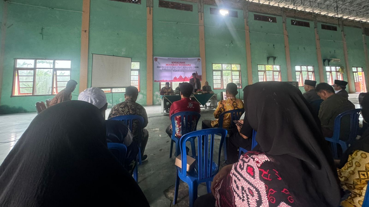 Sosialisasi Moderasi Beragama FKUB Kabupaten Kotawaringin Barat Tahun 2024