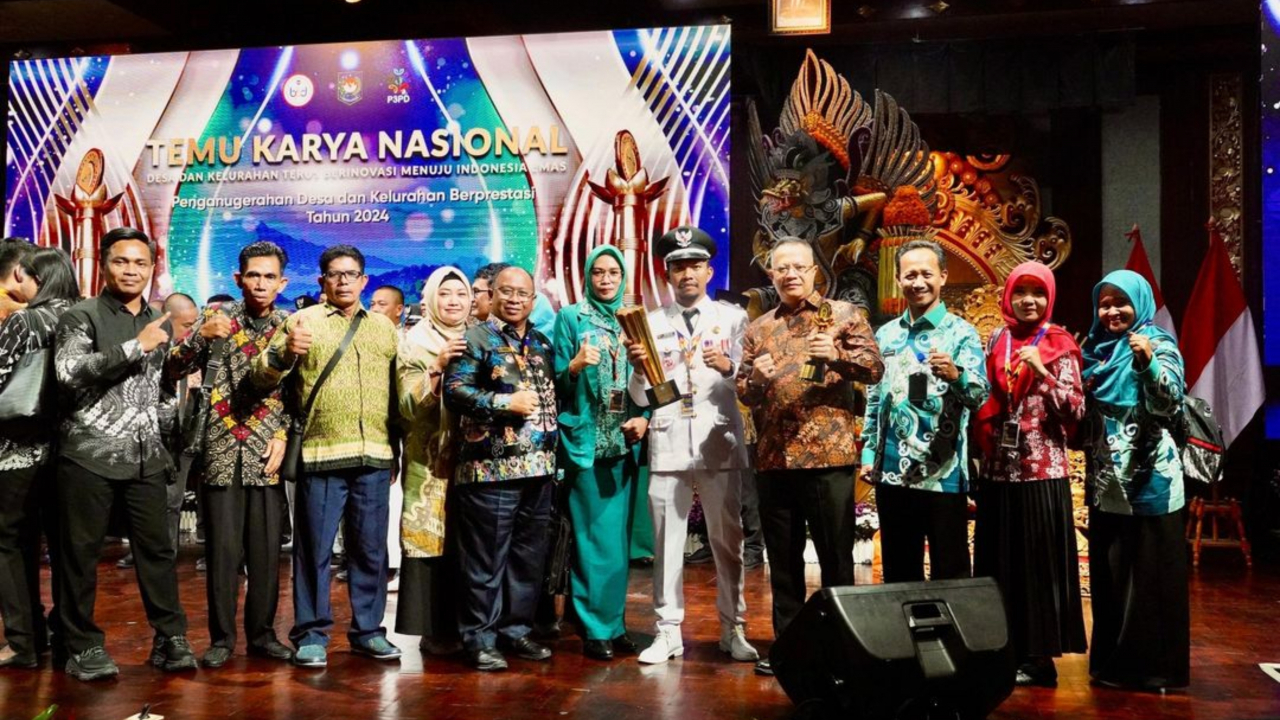 Desa Sabuai Juara 1 Lomba Desa Berprestasi Tingkat Nasional