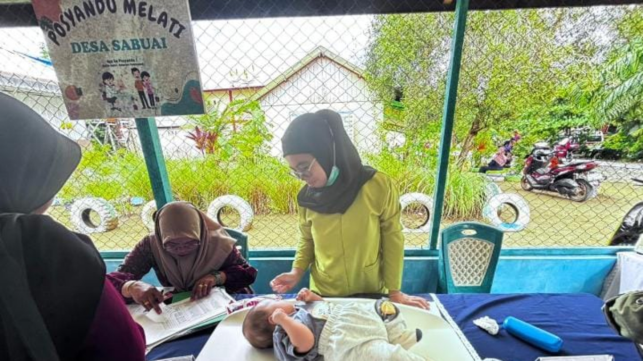 Posyandu Balita "Melati": Kegiatan Rutin Bulanan di Desa Sabuai