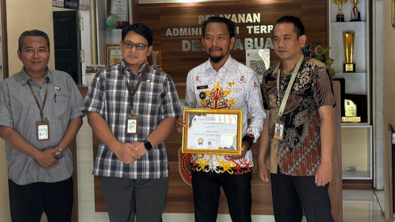 KPPN Pangkalan Bun Apresiasi Pengelolaan Dana Desa di Sabuai