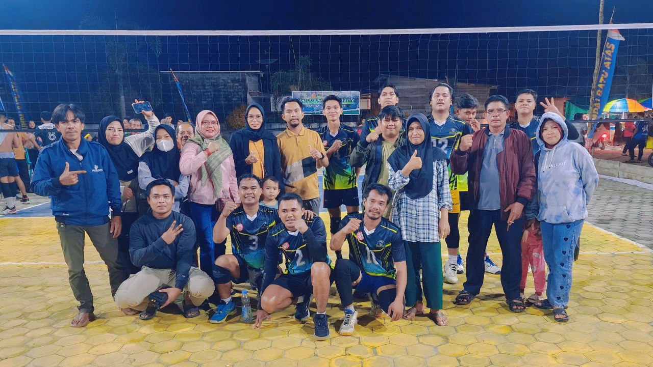 Prestasi Tim Voli Putra Desa Sabuai di KBA Cup I Desa Kumpai Batu Atas