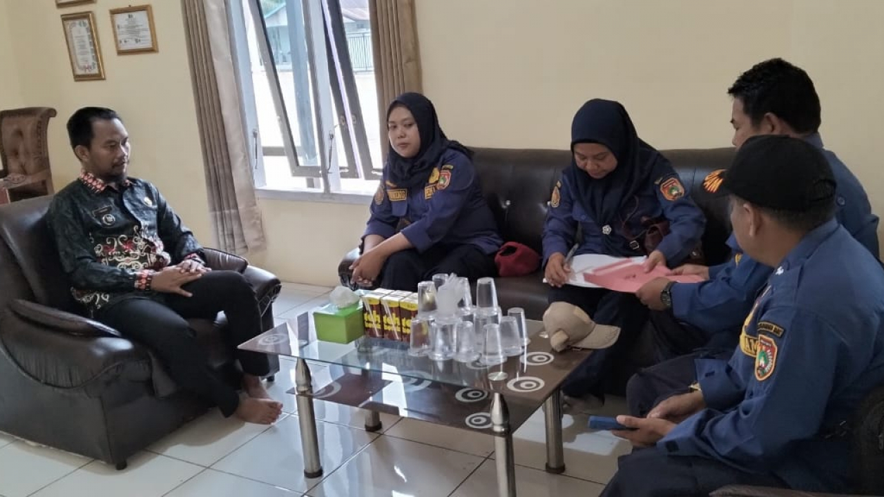 Pendataan Sarpas Proteksi Kebakaran di Desa Sabuai oleh Damkar Kotawaringin Barat