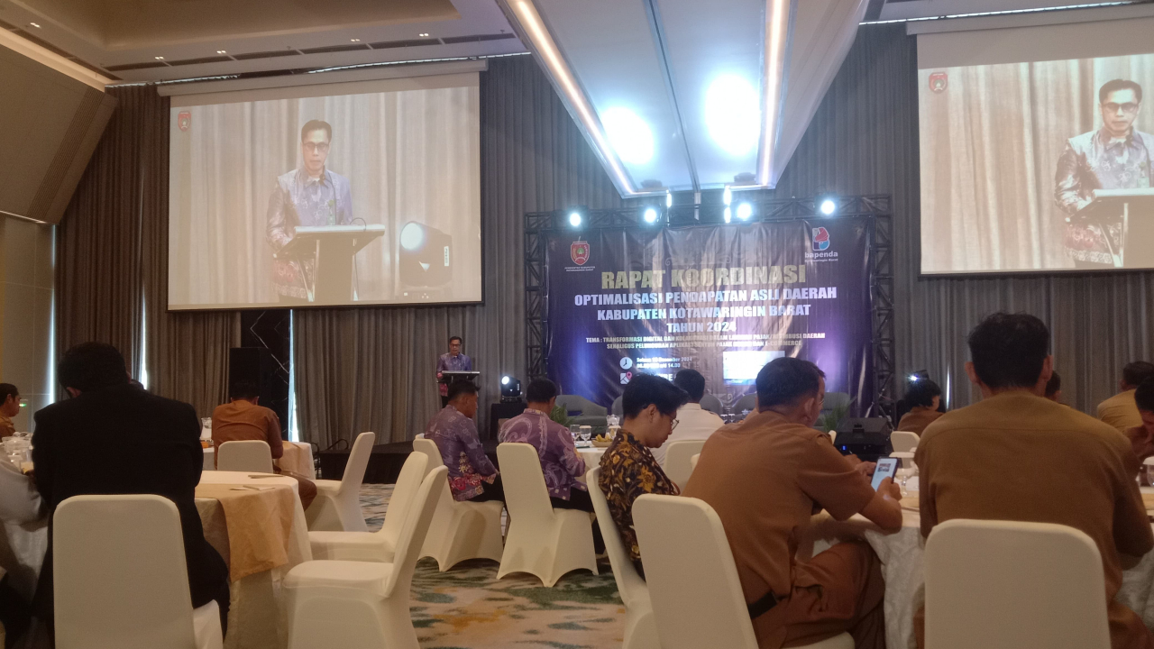 Pemerintah Desa Sabuai Ikuti Rapat Koordinasi Optimalisasi PAD Kobar 2024