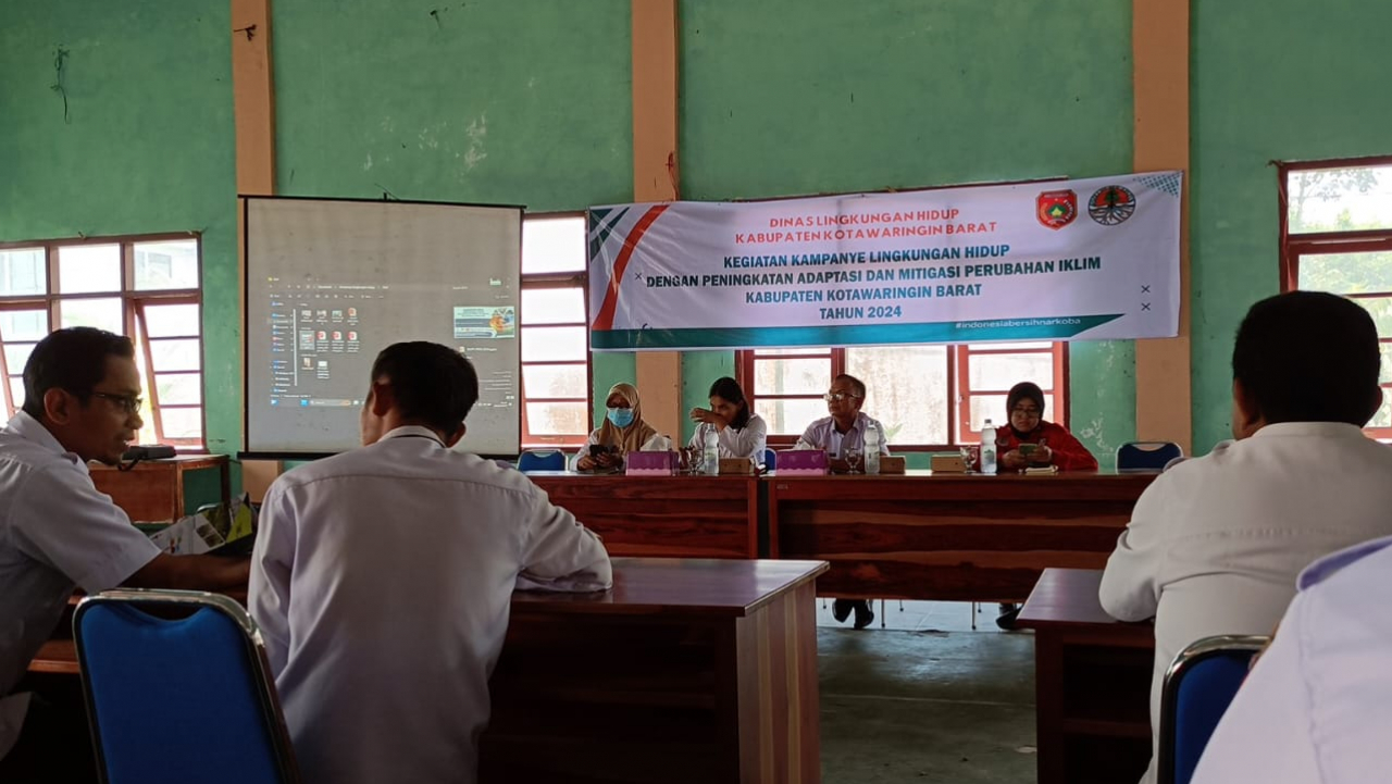 Sosialisasi Peningkatan Adaptasi dan Mitigasi Perubahan Iklim di Kabupaten Kotawaringin Barat
