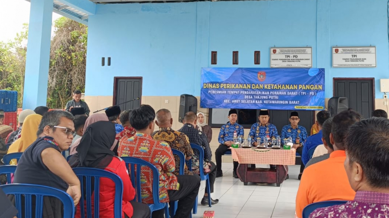 Peresmian TPI-PD di Desa Tanjung Putri
