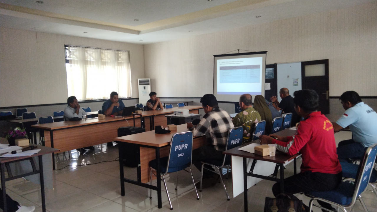 Diskusi Akhir DED Pembangunan Pengaman Pantai Desa Sabuai
