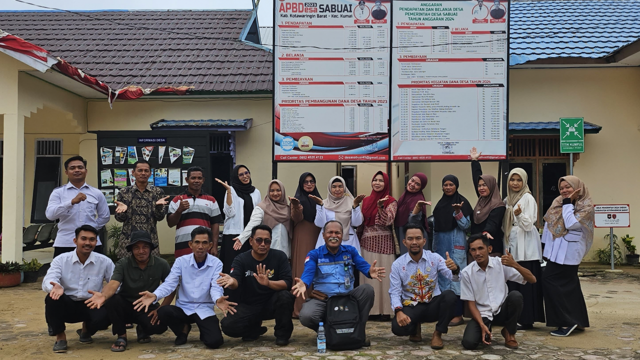 Penguatan Tata Kelola Pemerintahan Desa: Supervisi Koprov P3PD Kalteng di Desa Sabuai