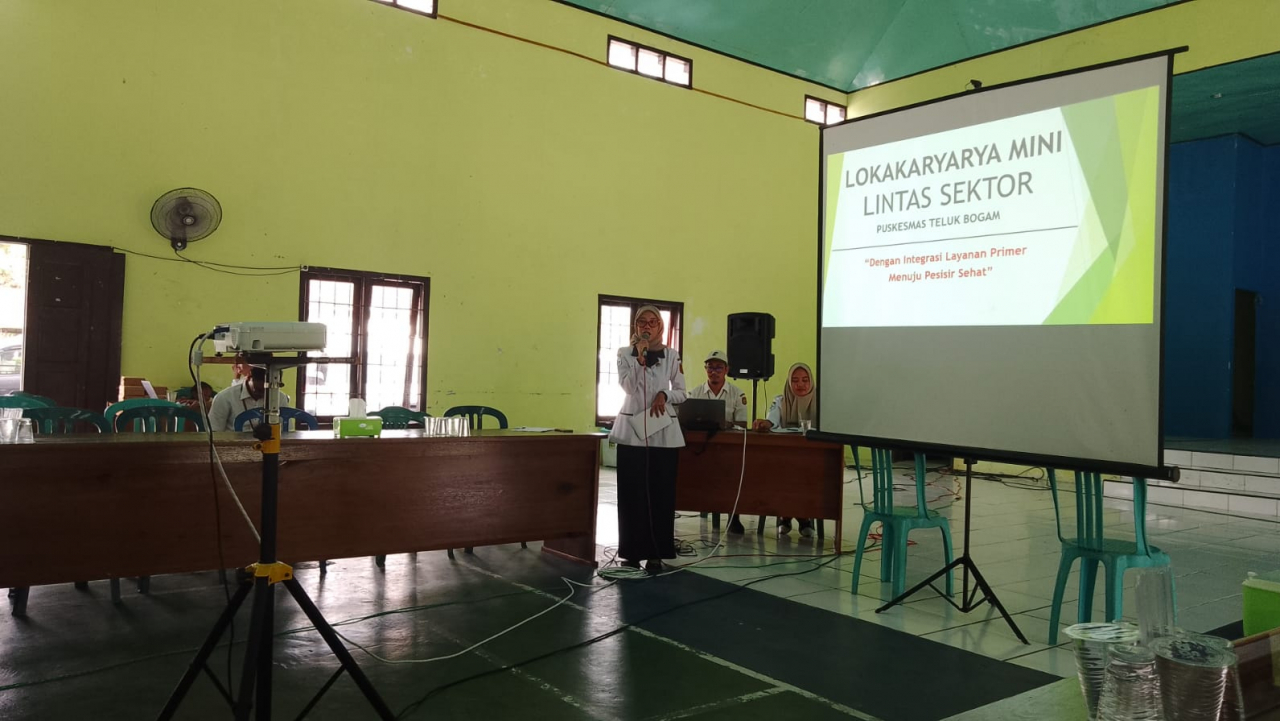 Lokakarya Mini Lintas Sektor di Puskesmas Teluk Bogam