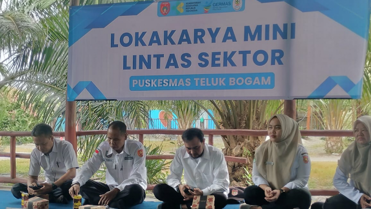 Pemerintah Desa Sabuai Hadiri Rapat Lintas Sektoral Puskesmas Teluk Bogam