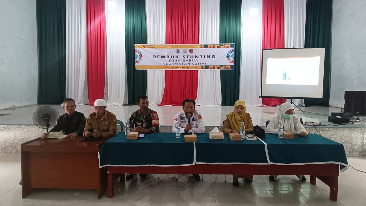 Pemerintah Desa Sabuai Laksanakan Rembuk Stunting Tahun 2025