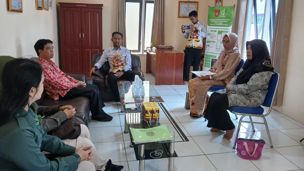 Kunjungan Dinas Ketahanan Pangan Provinsi ke Desa Sabuai