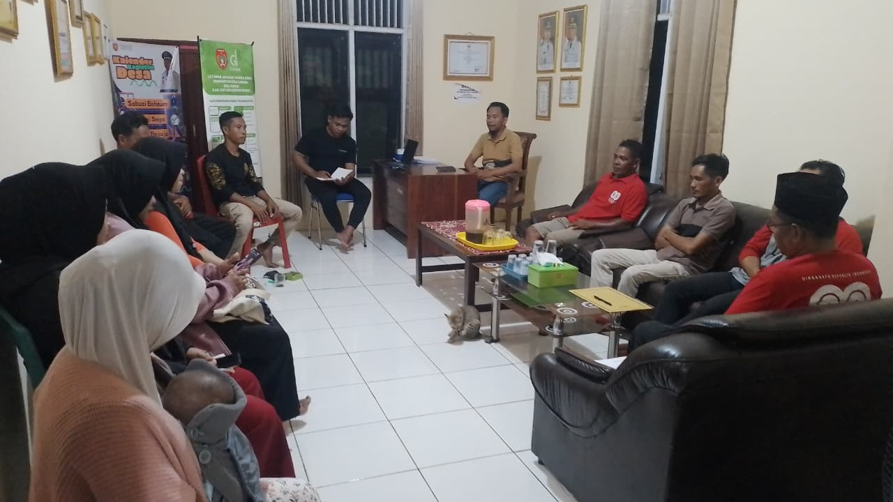 Rakor Desa Bahas Evaluasi Kinerja BUMDes Sabuai Jaya Lestari