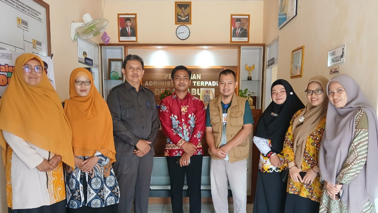 Kunjungan Dinas BAPPEDALITBANG Kabupaten Kotawaringin Barat ke Desa Sabuai