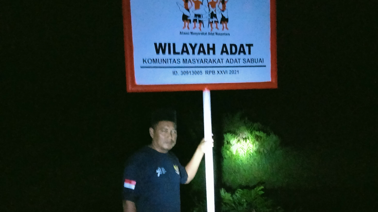 Komunitas Adat Sabuai Konsisten Jaga Wilayah Adat di Desa Sabuai