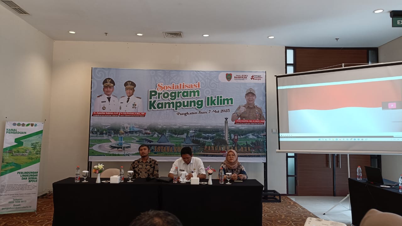 Kepala Desa Sabuai Ikuti Sosialisasi Program Kampung Iklim