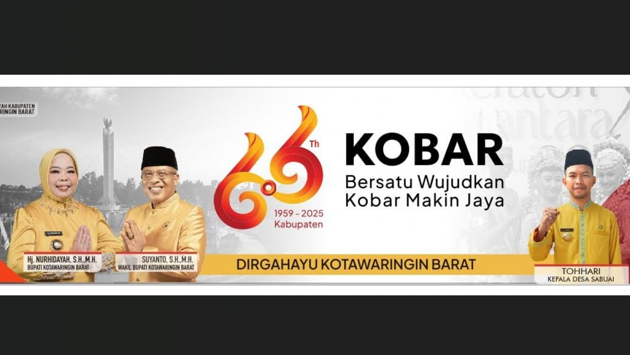 HUT Kobar ke-66: Desa Sabuai Turut Merayakan