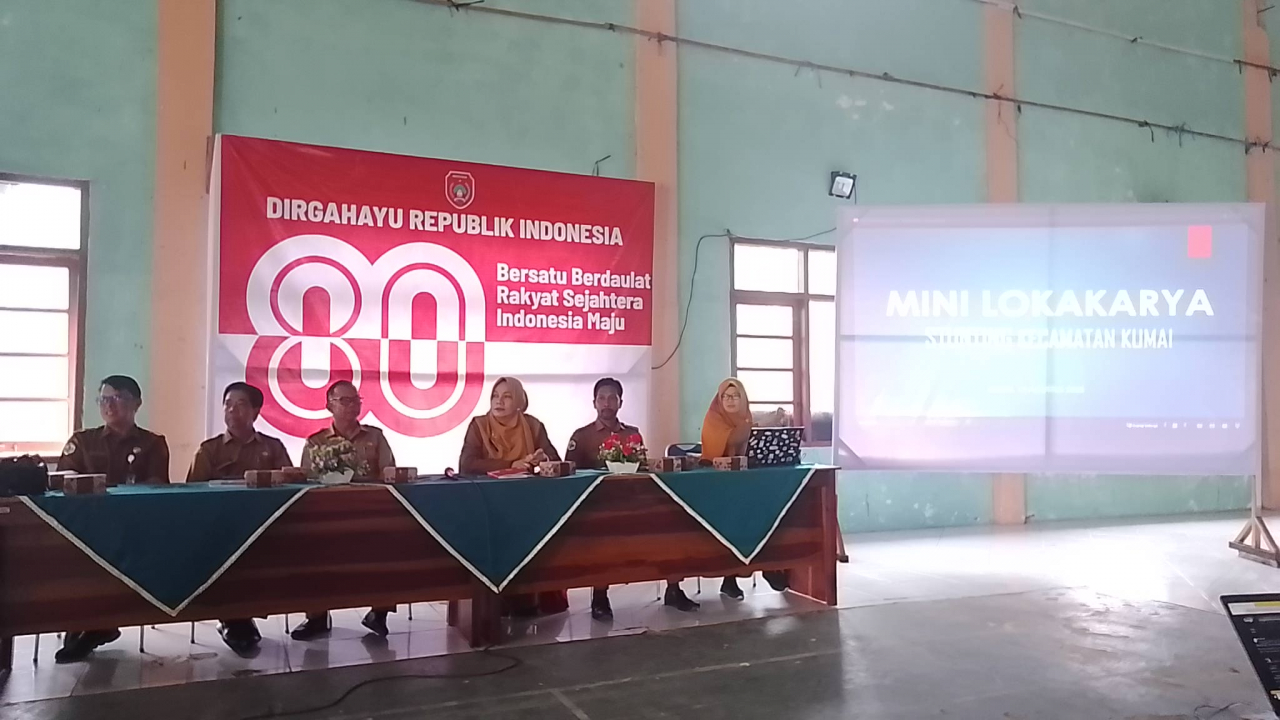 Kasi Kesra Sabuai ikuti Mini Lokakarya pantau Stunting di Kumai