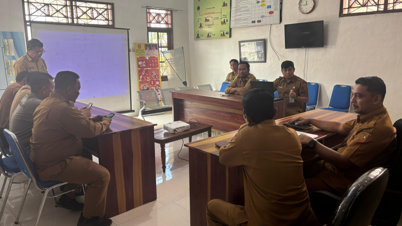 Pemerintah Desa Sabuai Hadiri Rapat Koordinasi Percepatan Batas Desa