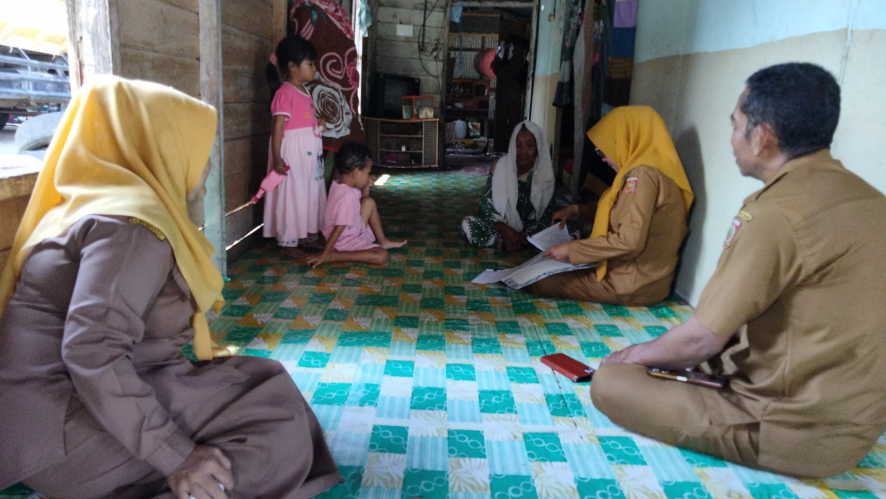 Pendataan Veteran di Desa Sabuai, Kecamatan Kumai