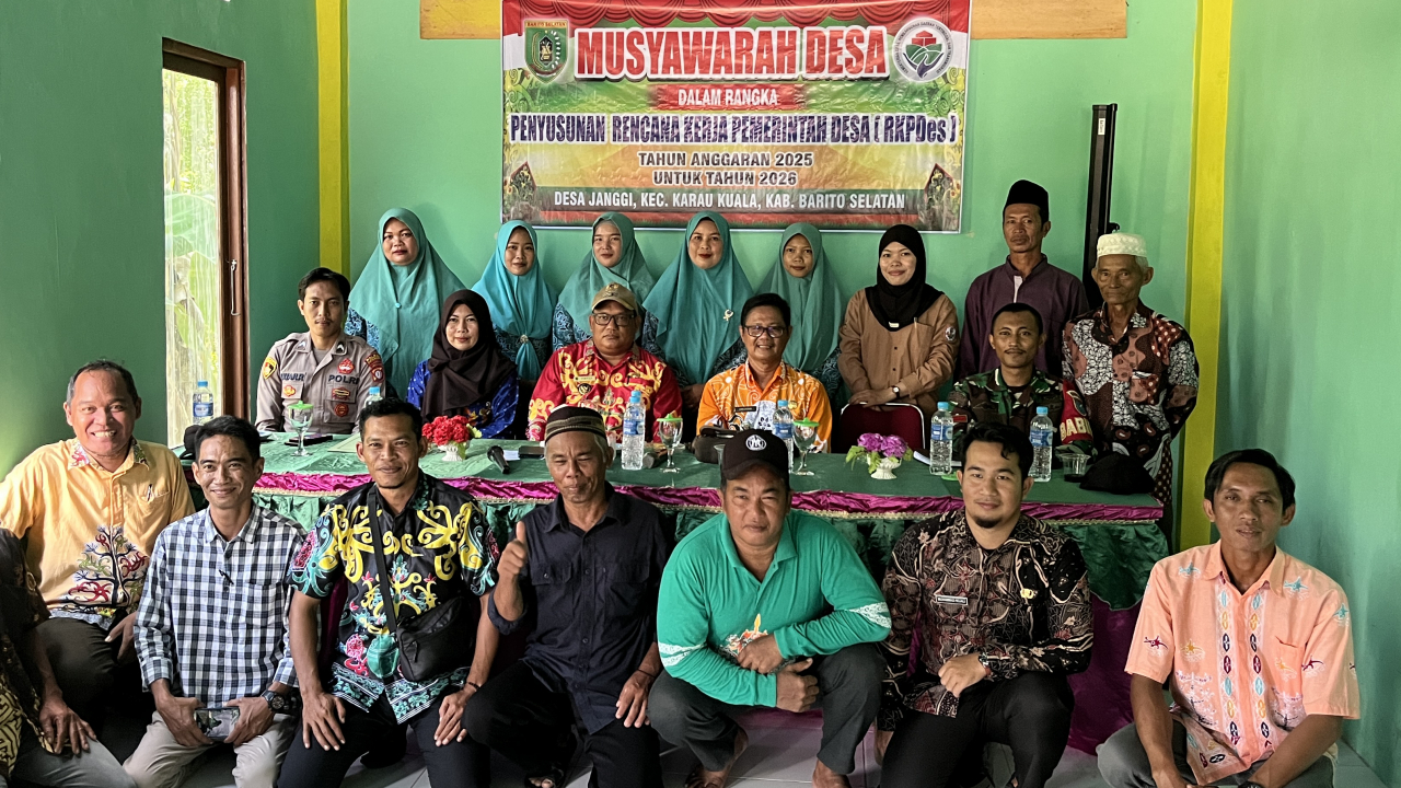 Musyawarah Desa Janggi Bentuk Tim RKPDes Tahun 2026