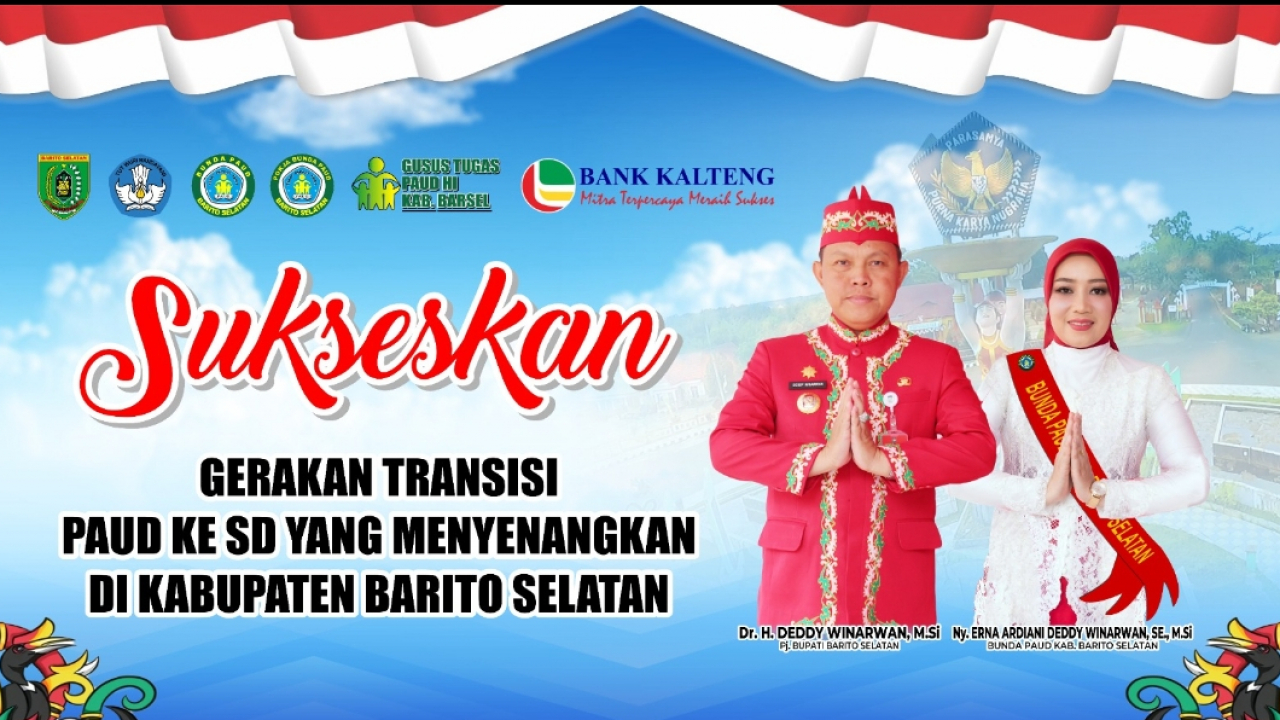 "Mari kita sukseskan Gerakan PAUD ke SD Menyenangkan di Desa Janggi, Kabupaten Barito Selatan!** Bersama-sama kita wujudkan pendidikan yang lebih baik bagi anak-anak kita dengan memberikan pengalaman transisi yang menyenangkan dari PAUD ke SD.