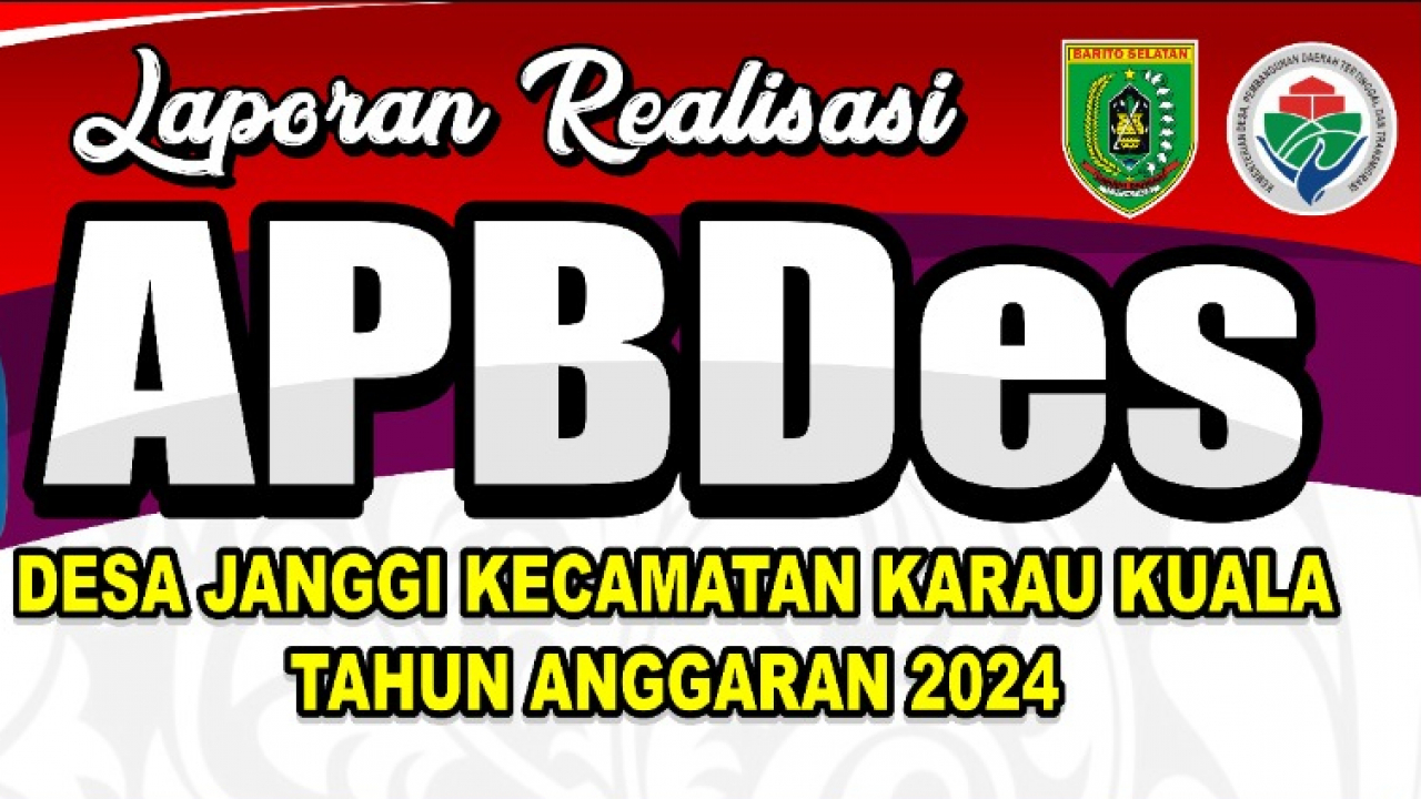 Laporan Realisasi APBDES 2024.