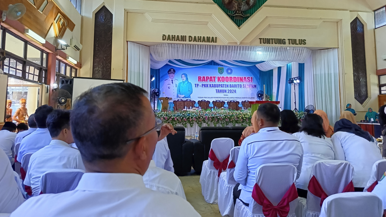 Kepala Desa Janggi Hadiri Pembukaan Rapat Koordinasi TP.PKK Kabupaten Barito Selatan Tahun 2024