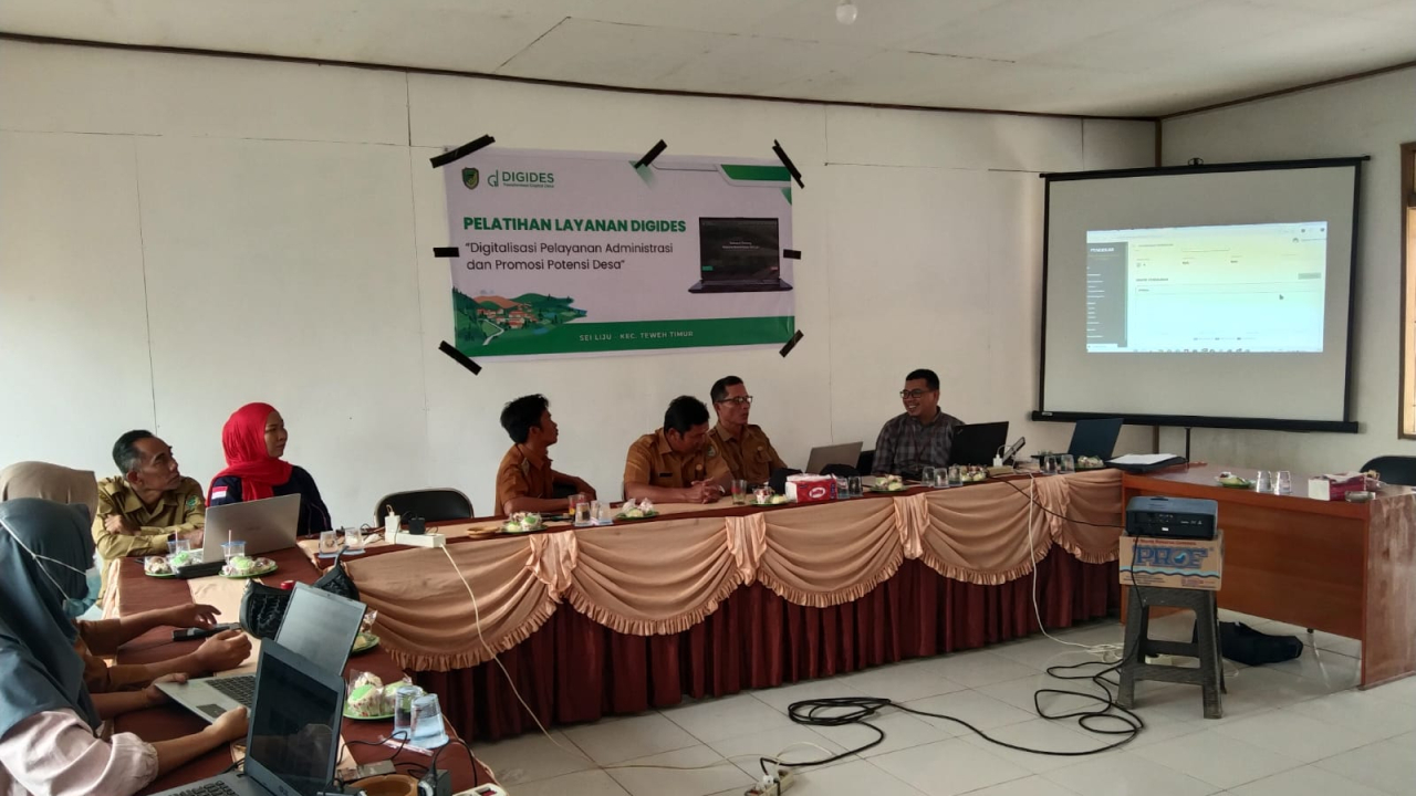 Pelatihan Digides Perangkat Desa Sei Liju Tingkatkan Kualitas Layanan untuk masyarakat