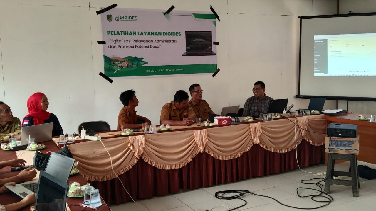Pelatihan Layanan Digides Desa Sei Liju Tingkatkan Pelayanan