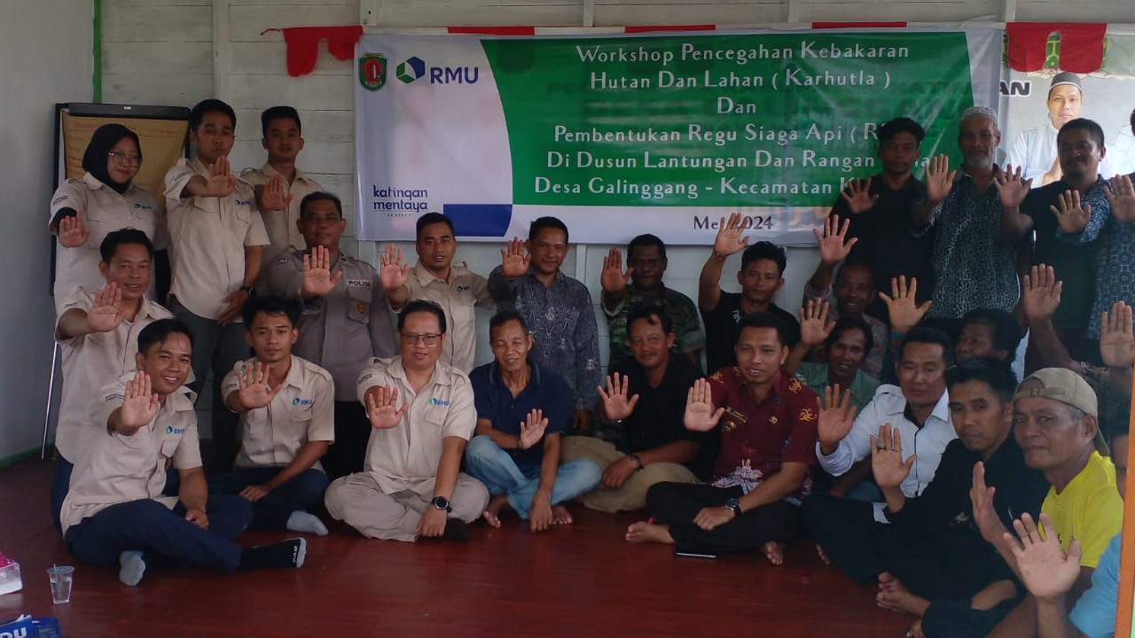 WORKSHOP PENCEGAHAN  KEBAHARAN HUTAN DAN LAHAN (KARHUTLA) DAN PEMBENTUKAN REGU SIAGA API DI DUSUN LANTUNGAN DAN RANGAN SEHA