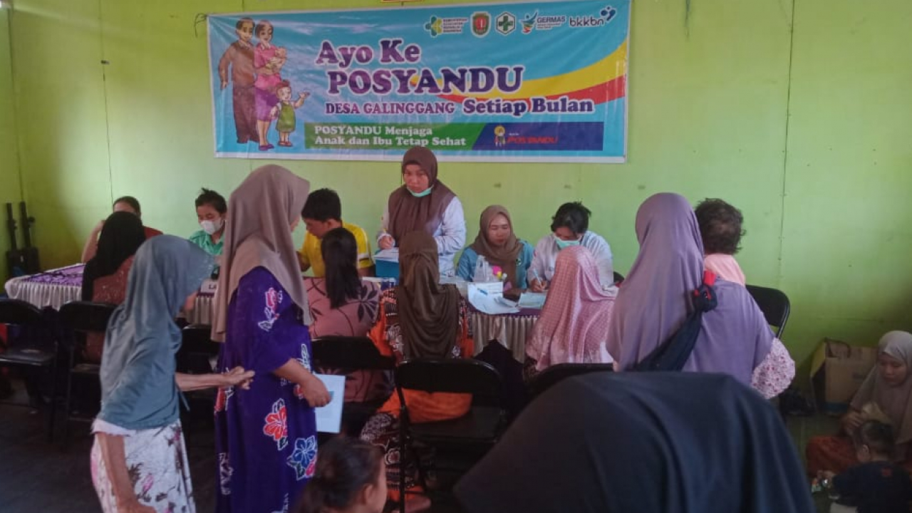 Posyandu Terapung hadir melayani Masyarakat Desa