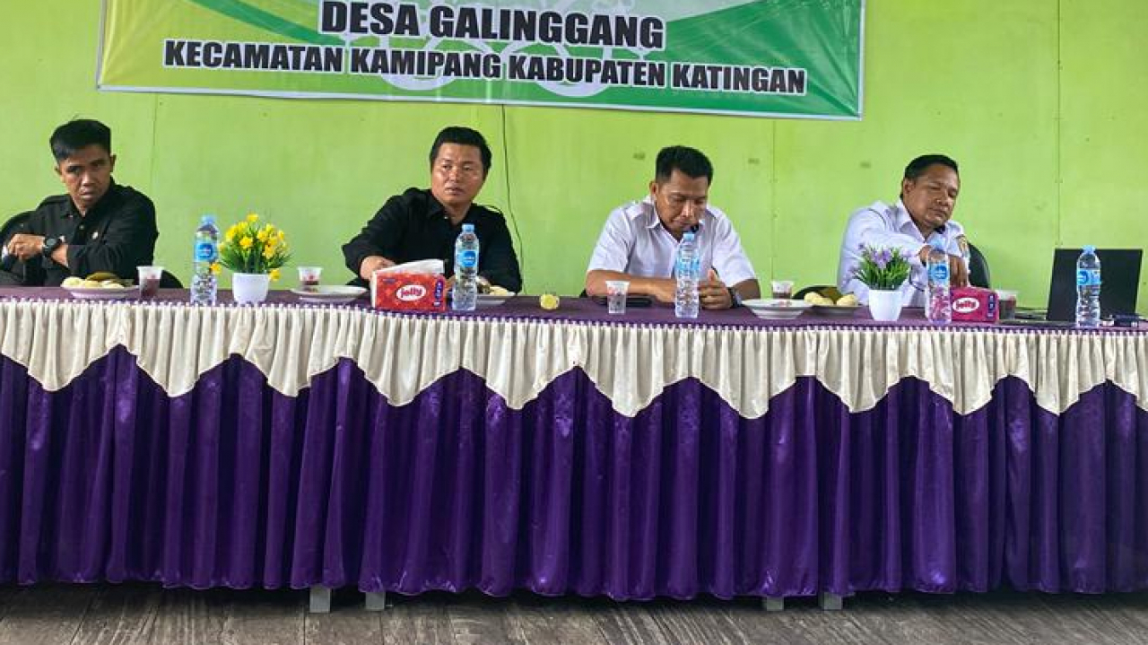 Kepala Desa Galinggang Sampaikan LPPD Tahun 2025 kepada BPD