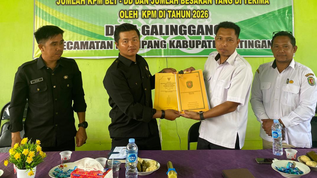 Pemerintah Desa Galinggang Sampaikan Perdes Realisasi Anggaran Tahun 2025