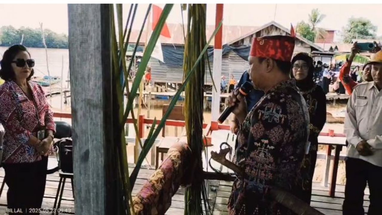 Penyambutan Tim Penilai Lomba Desa Tingkat Kabupaten Katingan Tahun 2025