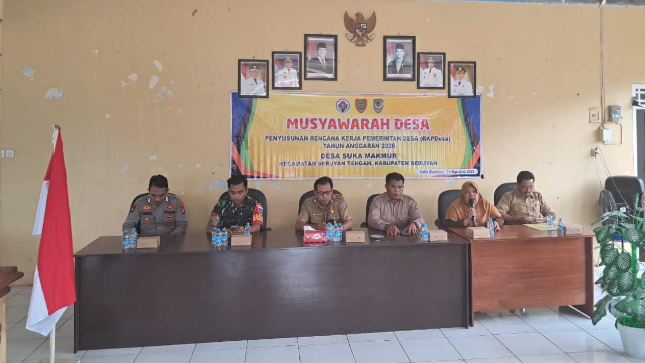 Musyawarah Desa Suka Makmur Tetapkan RKPD Tahun 2025