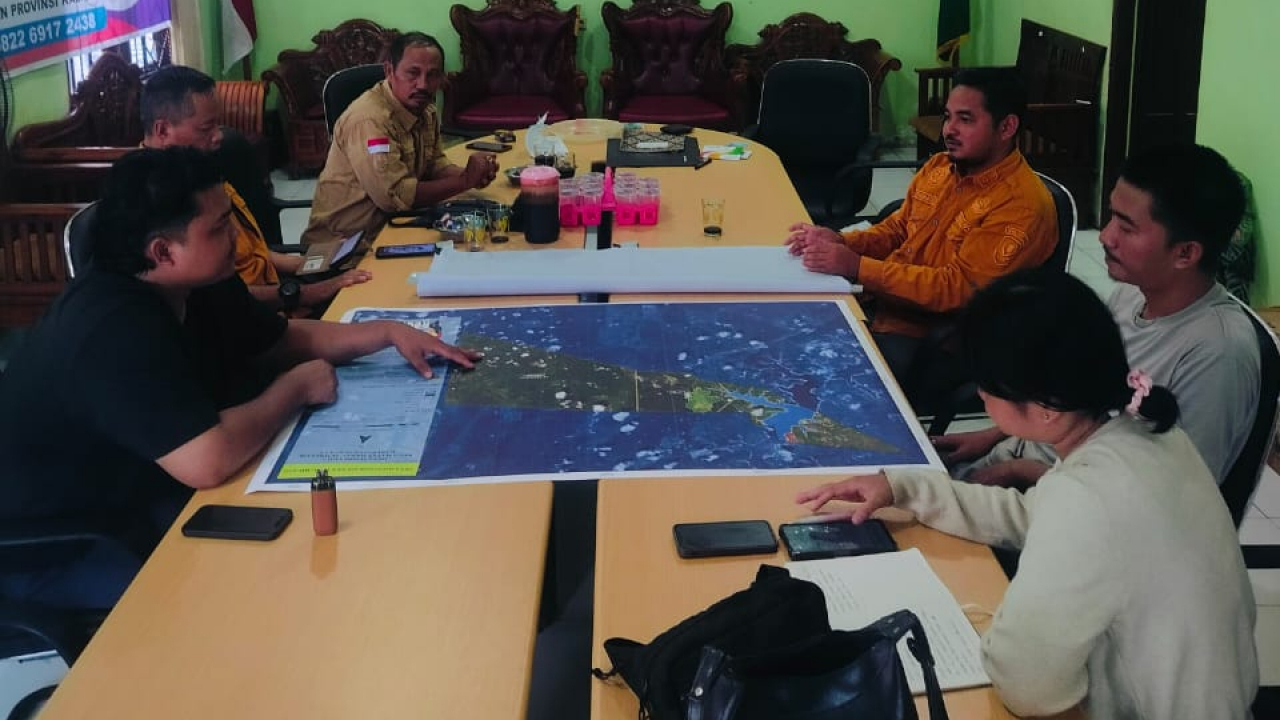 Diskusi Peta Nilai Konservasi Tinggi (NKT) bersama  tim Progress