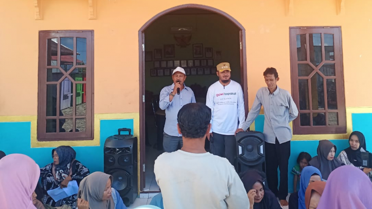 Kepala Desa Sembuluh I Hadiri Penyaluran SHU Plasma Koperasi Pelangi Seruyan Sejahtera dengan Apalis PT.Agro Indomas