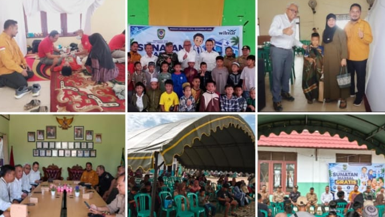 CSR PT. Kerry Sawit Indonesia Gelar Sunat Massal, Wujud Kepedulian terhadap Kesehatan Masyarakat