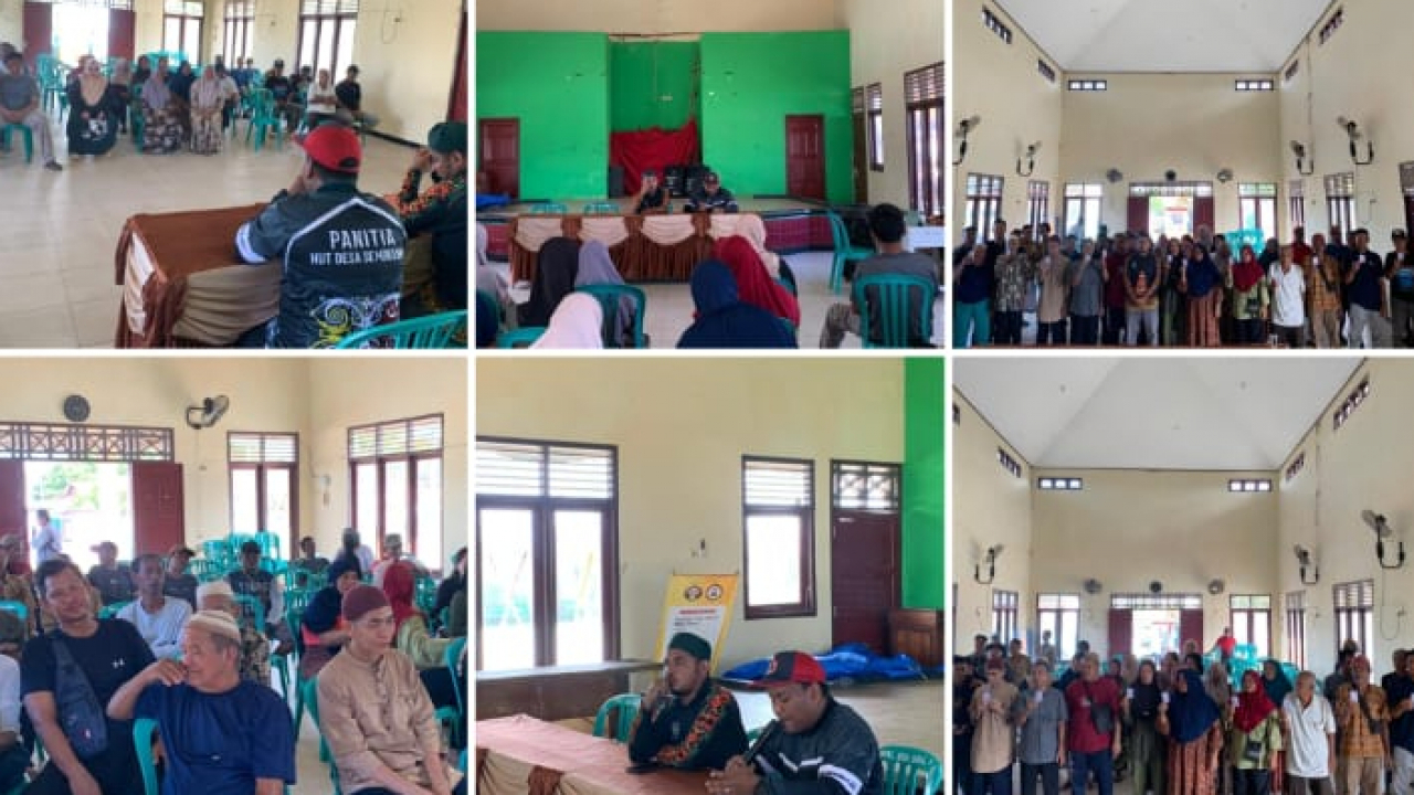 Pembagian Kartu Huma Betang Sejahtera (KHBS) Program Perlindungan Sosial Bagi warga Dari Gubernur Kalimantan Tengah
